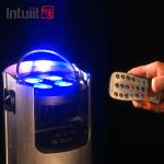 4*12W 4-in-1 RGBW Dj Wedding Battery Powered LED Uplight WIFI Wireless Disko