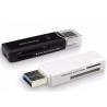 Buy cheap High Speed USB 3.0 Portable Card Reader White / Black For SD Card / Micro SDHC from wholesalers