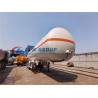 Buy cheap ASME Q345R 16.1 Bar 54000 Liters 25MT LPG Tanker Trailer from wholesalers