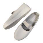 Women's Open Back Leather Upper Dustproof ESD Anti Static PU Flat Bottom Deep