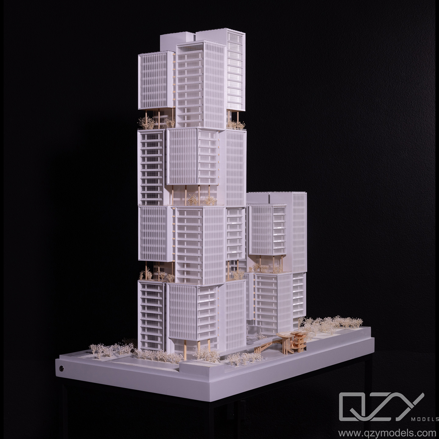 Aedas 1/200 Shenzhen Longgang Ecological Intelligence Valley Architectural Physical Model