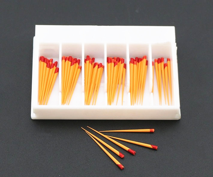 5Pack/60Pcs Dental Gutta Percha Points Tips F2 For Dentsply Maillefer Protaper