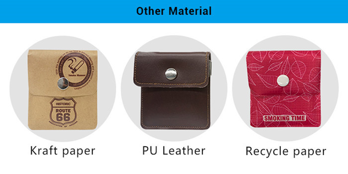 Eco Friendly EVA Plastic pocket Portable Ashtray Pouch 8cm x 8cm