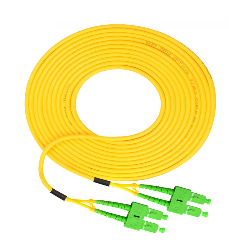 Pvc 3 meters Material Best Quality Indoor Sc Duplex Fiber Optic Patchcord