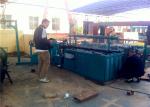 High Speed Metal Chain Link Fence Machine Two Feeding Wires Energy Efficient