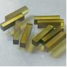 Buy cheap SCD11 4x0.6x0.6mm Yellow HPHT Diamond Plate With Full Four 90 Degree Corners from wholesalers