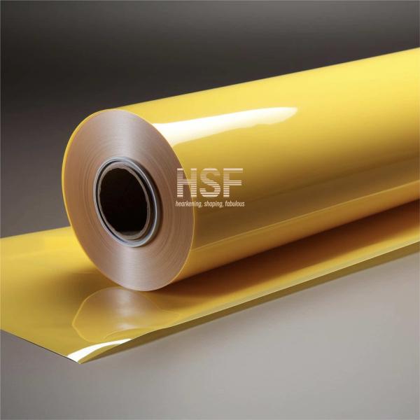 Buy cheap 60 Micron Yellow CPP Cast Polypropylene Film Abrasion Resistant from wholesalers