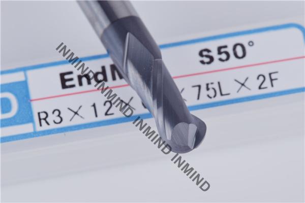 Buy cheap High Tenacity Ball Nose Cutter , HRC50 Aluminium Metal Cutting Tools from wholesalers
