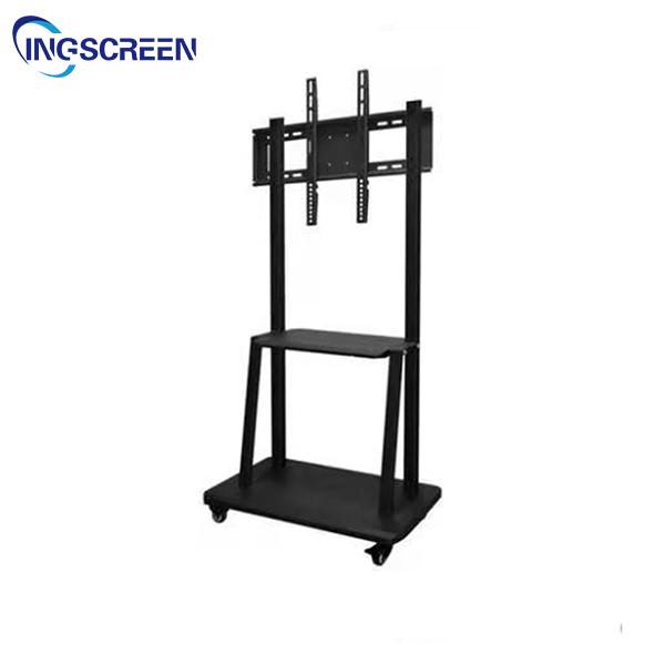 Buy cheap 86in Interactive Whiteboard Stand 150KG Flat Panel Mobile Rolling Flat Screen Tv Stand from wholesalers