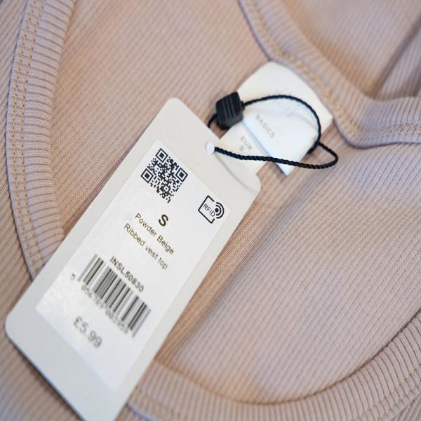 Buy cheap Printed Apparel Price Swing RFID Tag Stickers Name Labels For Clothing from wholesalers