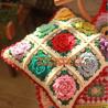Buy cheap High Quality Nordic Crochet bed pillow Daisy hand-woven cushion covers Decorative Cushion from wholesalers
