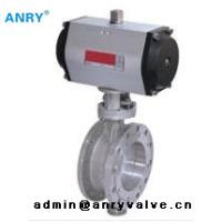 Buy cheap Pneumatic Actuator Differential Pressure SS304 SS316 Tri Eccentric Butterfly product