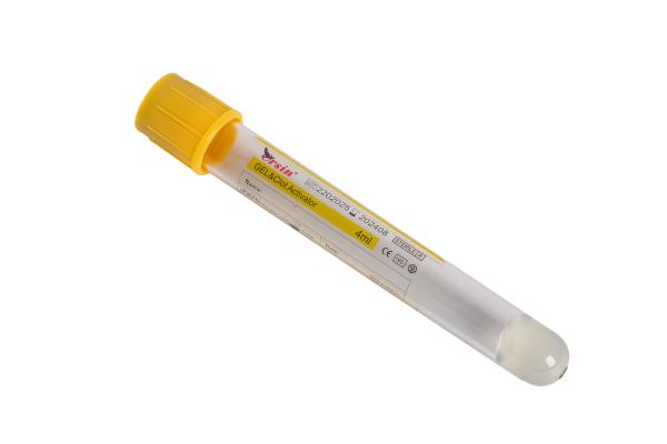 Buy cheap 7ml Gel Clot Activator Tube Yellow Top Tubes For Blood Collection from wholesalers