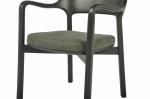 Fabric Leather Dining Room Armchairs Grey Armchair Dining Chair ODM
