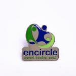 Flowers Logo Soft Enamel Lapel Pins , Size Custom Die Struck Pins