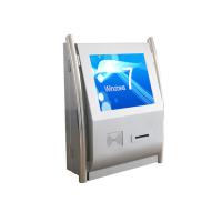 Buy cheap 15" Screen Rugged Steel Wall Mount Kiosk 4096*4096 Good Painting product