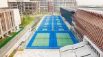 Wet Pour EPDM Rubber Granules Surfacing Recyclable Dark Green For Playground