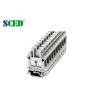 Buy cheap width 12.2mm AWG 22 - 4 Grey Din Rail Terminal Blocks for Electric Lighting 600V 85A from wholesalers