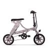 Buy cheap 20 Inch Small Women Electric Bikes Folding Ladies Electric Bike Leopard Print 36v 250w from wholesalers