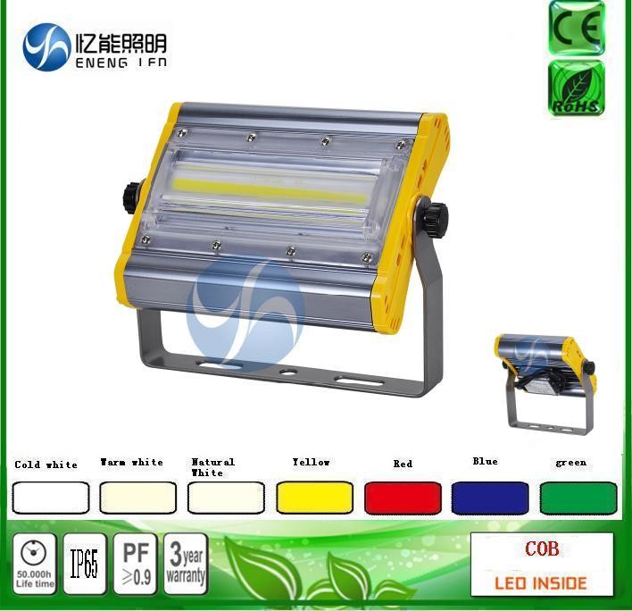 high quality Red green green blue yellow 50W60W led cob flood light led Tunnel lamp120-140LM/W with Bridgelux AC85-265V