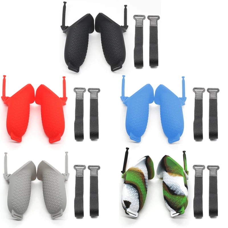 Hot Sale 2in1 Kit Silicone Cover Knuckle Strap for Oculus Quest 2 VR Touch Controller Protective Case Handle Grip for Quest 2
