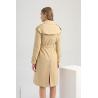 Buy cheap OEM Women'S Classic Double Breasted Mid - Long Cotton Coat With Belt S-3XL from wholesalers