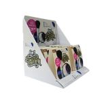 Cardboard Super Market Corrugated Display Boxes Pantone Color For Cosmetic