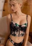 French Lace Ladies Underwear Sets Slim Fishbone Ladies Bra And Panty Sets