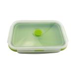 Easy To Clean Collapsible Silicone Bento Boxes Lunch Bowl Boxes Folding Food