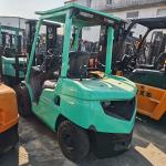 Diesel Forklift 3 Ton 3.5 Ton Used Montacargas Forklift With Nissan / Mitsubishi
