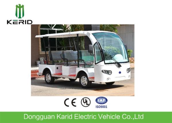 Buy cheap 3 Rows Safa Seats Small Electric Shuttle Bus With MP3 Player Alloy Rim For Hotel from wholesalers