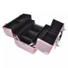 Buy cheap Portable Aluminum Beauty Case With Shoulder Strap, Plastic Trays Inside Aluminum Makeup Case To Storage Toiletry Artist from wholesalers