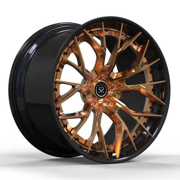 Buy cheap SSJK2010 Aluminum Alloy 2-Piece Forged Wheels 21 Inches For Bmw M8 5x112 from wholesalers