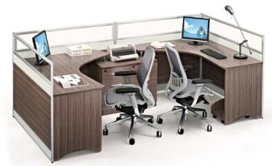 Buy cheap modern office panel workstation for 2 persons,#JO-7027 from wholesalers
