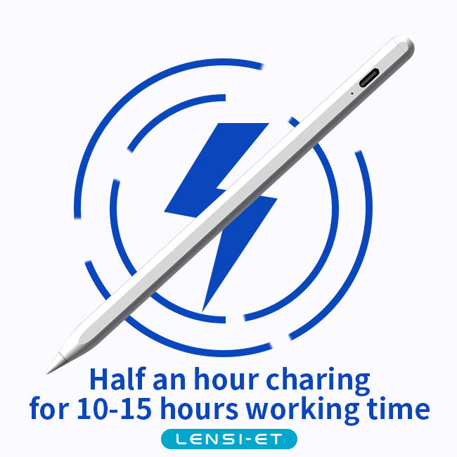 Smart Universal Drawing Active Stylus Pen White Palm Rejection Android Tablet Magnetic Stylus Pen