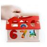 Buy cheap Sorting Math 12.5cm Geometric Wooden Blocks Stacking Educational from wholesalers