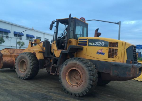 Buy cheap Komatsu WA320 - 5 Second Hand Wheel Loaders With Bucket 2.7 Cubic Meters from wholesalers