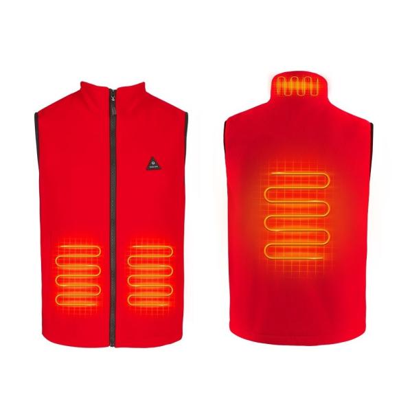 Buy cheap Custom Electric Heated Clothes for Unisex with Battery Pack Rechargeable Sleeveless Fleece Heating Vest from wholesalers