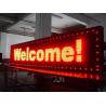 Buy cheap Red 256x128mm P16 Outdoor Monochrome LED Signs from wholesalers