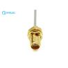 Buy cheap 0-20GHZ SMA Female Bulkhead To MMCX Right Angle Male RG405 086 Semi-Rigid RF Pigtail Cable from wholesalers