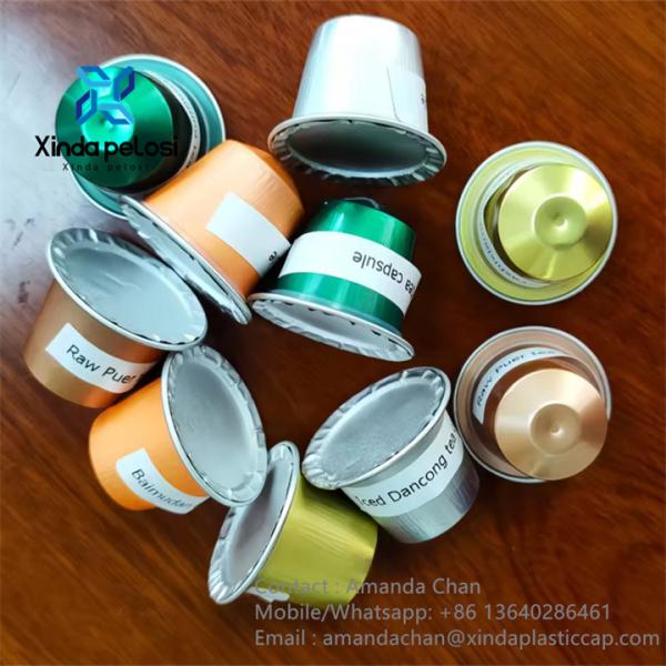 Buy cheap New Design Aluminum Nespresso Refillable Capsules Heat Durable Empty Capsules from wholesalers