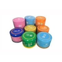 Buy cheap Rust - Proof Spice Packing Metal Tin Can With Plastic Lid 100g 200g Capacity product