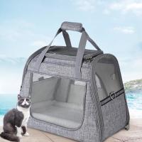 Buy cheap Soft Sided Air Large Pet Carrier Travel Bag Tote Purse 45L×25W×34H cm product