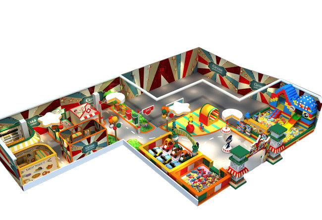 Building Blocks Soft Play Gym Equipment Role Play High Integrity With Sand Pool