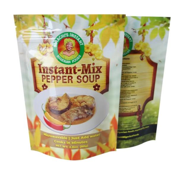 Buy cheap Custom Sealable Food Packaging Stand Up Logo Print Zip Plastic Food Package Bag from wholesalers