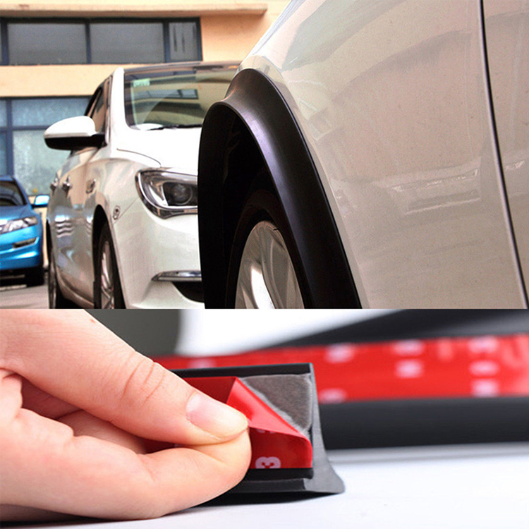Universal EPDM Rubber Wheel Arch Fender Flare Guard for Most Vehicle Manufacturers