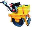 Walk Behind Construction Machinery Single Drum Road Roller Of Concrete Tools