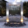 Buy cheap Metal Garden Water Ornament Stainless Steel Rain Curtain Water Feature from wholesalers