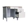 Buy cheap Metal Frame PC Table With Cyber Lock Fashion Computer Table from wholesalers
