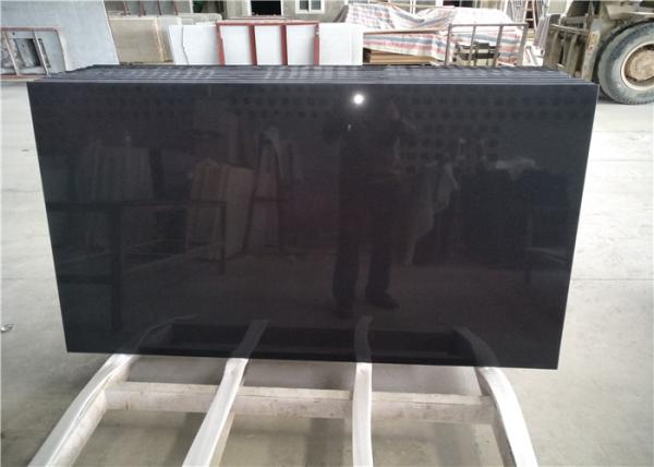Buy cheap Pure Black Quartz Table Top Anti - Scratch Jumbo Size 40" For Living Room Table from wholesalers